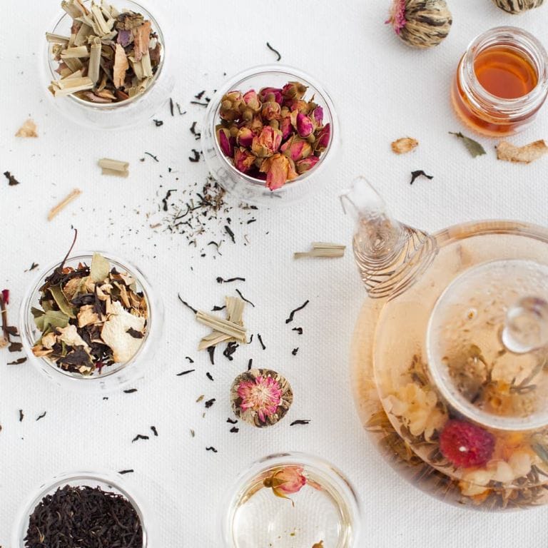 flower tea